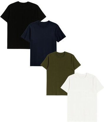 GORG 4er Set Herren T-Shirt (GOTS)