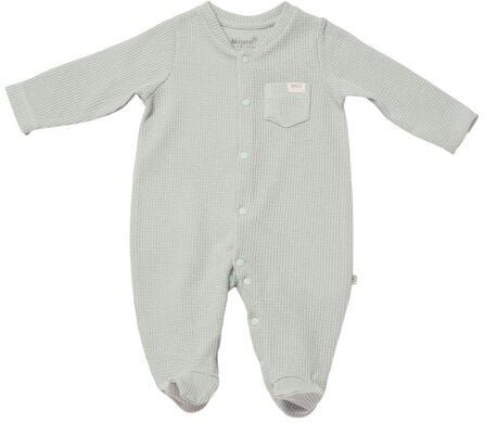 Biorganic Waffle Smile Baby Strampler
