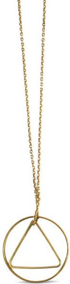 ting goods Halskette Shapes, Messing