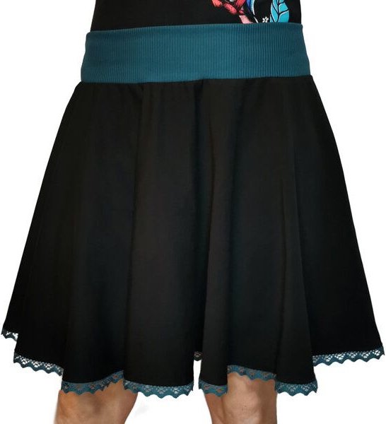 liebewicht weiter Rock aus Bio Jersey für Damen