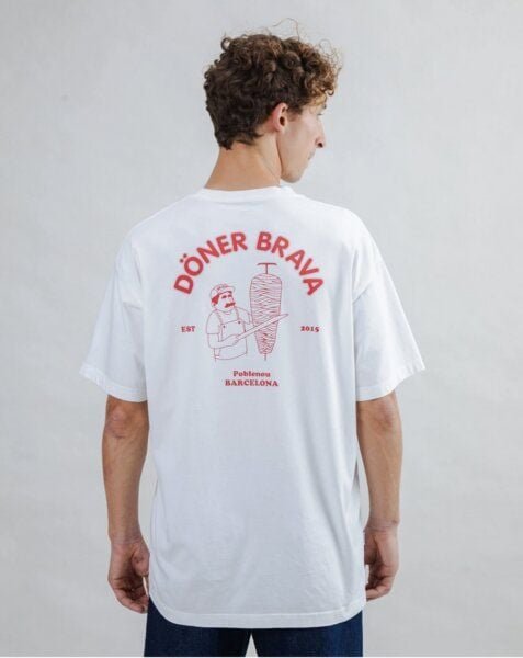 Thumbnail - Brava Fabrics Doner Brava Oversize T-Shirt Weiß