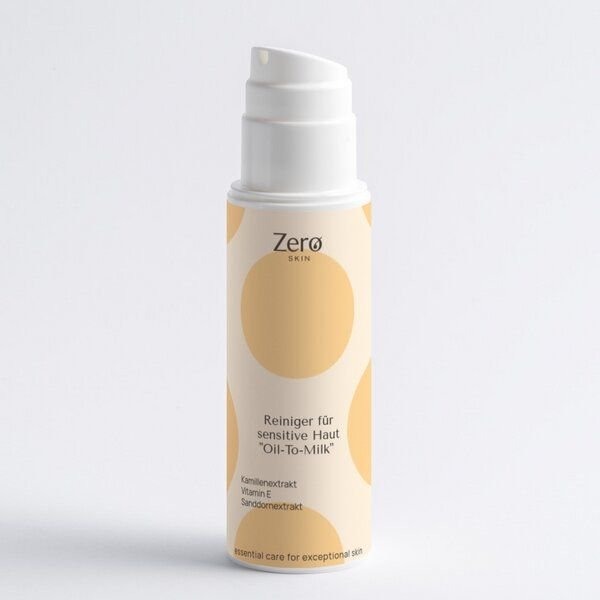 Zero Skin Reiniger für sensitive Haut "Oil-To-Milk" - 150 ml - 2-in-1 Reinigungsöl-Gel, entfernt Make-up & Unreinheiten,...