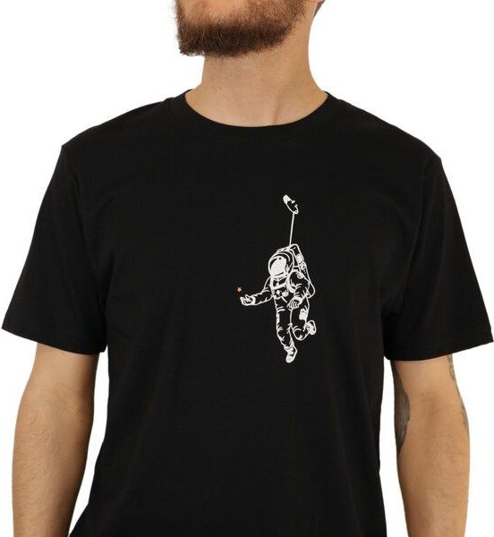 Spangeltangel Herrenshirt "Kosmonaut", T-Shirt, Bio-Baumwolle, Astronaut, Stern,