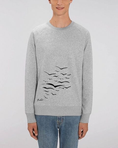 Human Family Bio Herren Sweatshirt "Practice - Free Birds" in 5 Farben