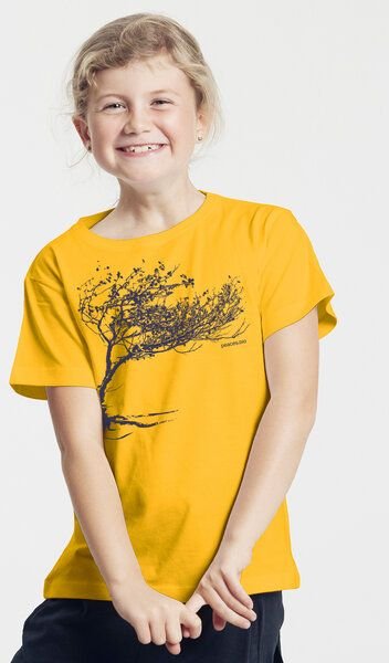 Peaces.bio - handbedruckte Biomode Bio-Kinder T-Shirt Windy Tree