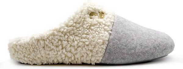 Veganer "thies ® Organic Teddy Mix Slipper" aus Biobaumwolle