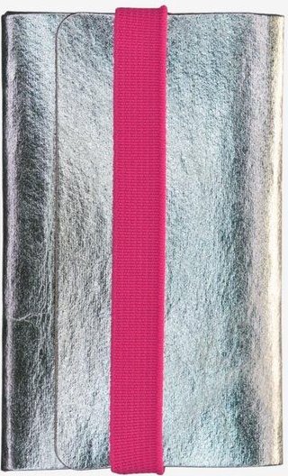 ANDERS & KOMISCH Slim Wallet mit Münzfach - Kartenetui - A&K TINY Silber