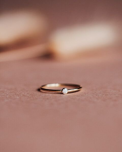 lille mus Ring 'Blingbling' 925 Silber / vergoldet