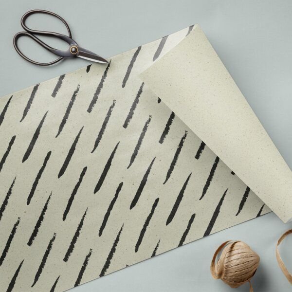 Fines Papeterie 3m Graspapier * Geschenkpapier auf Rolle * 300x47 cm * verschiedene Motive *