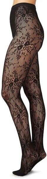 Thumbnail - Swedish Stockings Spitzenstrumpfhose Rosa aus ECONYL®-Nylon