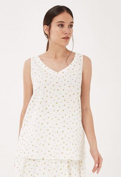 ORGANICATION Blusentop aus TENCEL Lyocell mit Allover-Print