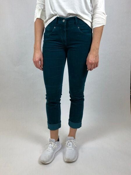 bloomers Five Pocket Petrol Damenhose