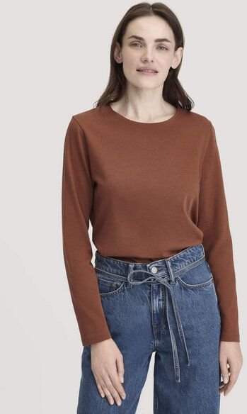 hessnatur Langarmshirt aus reiner Bio-Baumwolle