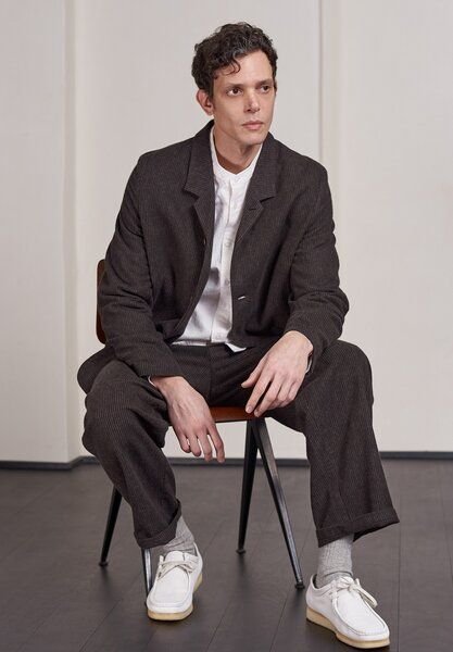 About Companions Herren Blazer "Elmar" Eco Flannel Bio Baumwolle