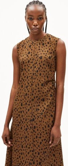ARMEDANGELS EMALANAA LEOPAA - Damen Webkleid aus TENCEL Lyocell