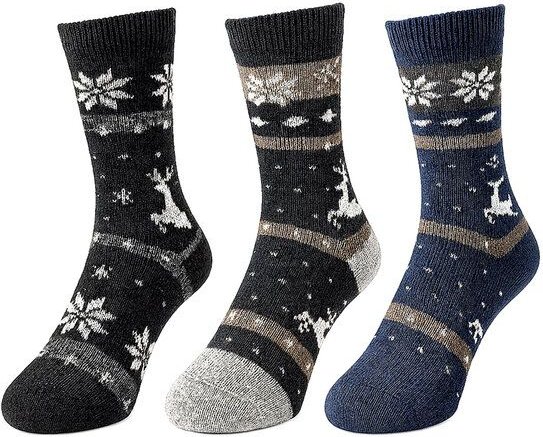 Bruno Barella Alpaka Thermo-Socken 3er-Pack – Extra warme & weiche Wintersocken aus 80% Alpakawolle | Langlebig, kuschel...