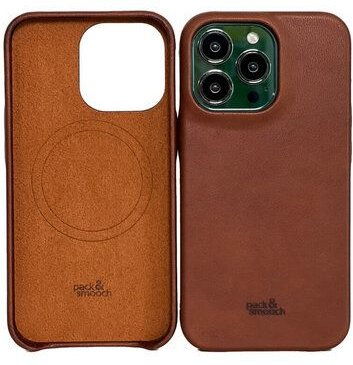 Pack & Smooch iPhone 14 Backcover Hülle aus vegetabil gegerbtem Leder