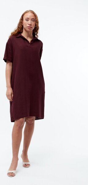 Givn Berlin Leinenkleid GBELAINE mit Polokragen