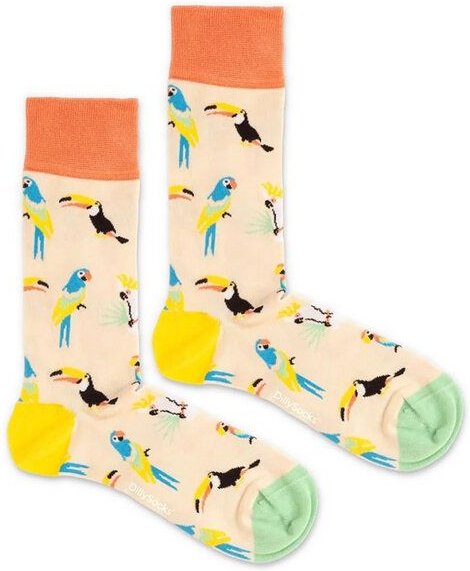 DillySocks Socken Sand Aviary aus Biobaumwoll-Mix