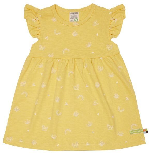 loud + proud Babys & Kinder Kleid Slub Jersey, GOTS-zertifiziert