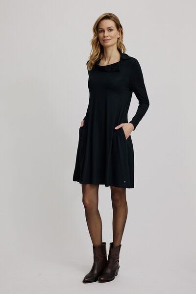 TRANQUILLO Lockeres EcoVero-Kleid (W25E150)