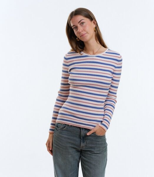 GARY MASH Gestricktes Rib Longsleeve Yuma aus Biobaumwolle