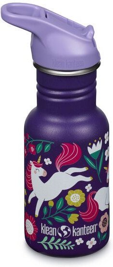 Klean Kanteen Edelstahl Trinkflasche Kid Classic 355ml Flip Sport Cap