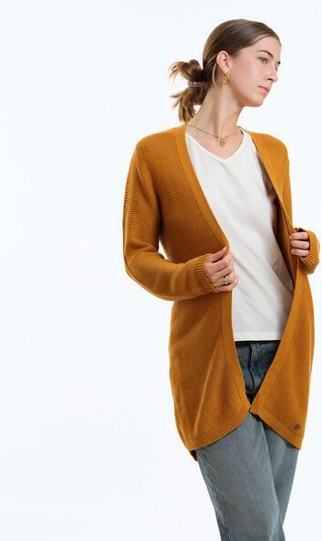 GARY MASH Long-Cardigan Alamo aus Biobaumwolle