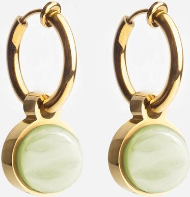 ALEXASCHA Gold Clip Creolen mit Anhänger | Mix & Match