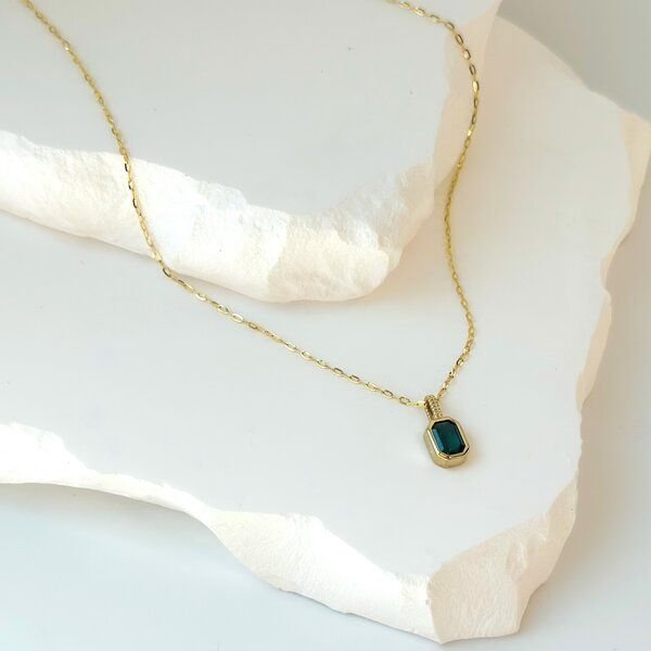 Thumbnail - MOANINA Kette Esmeraldia • 8k Echtgold