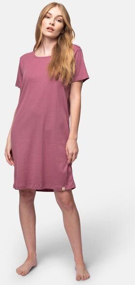 greenjama Damen Sleepshirt aus Derby-Rib, GOTS-zertifiziert
