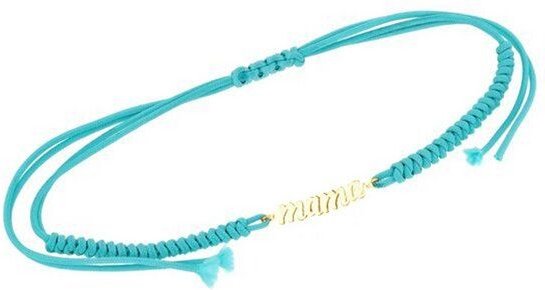Thumbnail - Eppi Silbernes String-Armband mit der Aufschrift Mama