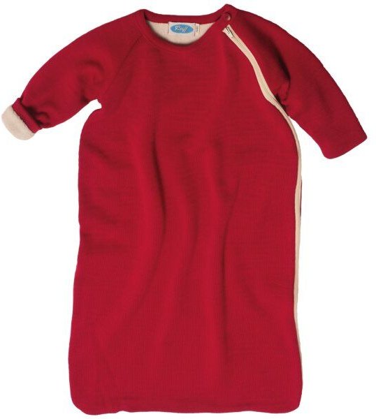 Reiff Schlafsack aus Merinoschurwolle mit langen Ärmeln, gefüttert mit Bio-Baumwolle