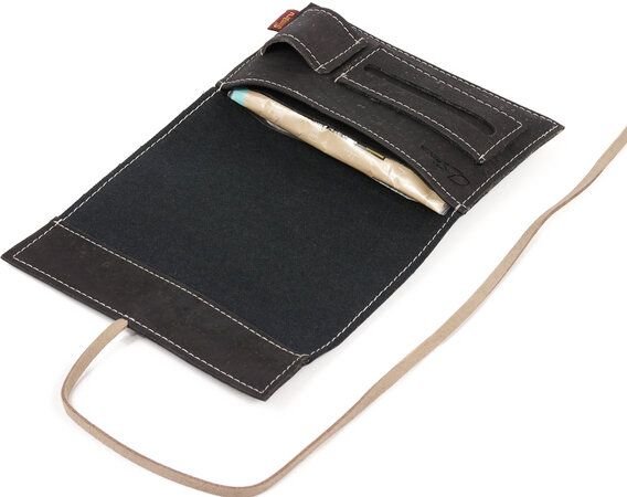 Simaru Tabaktasche aus robustem Kork / Korkstoff inkl. Fächern mit Band