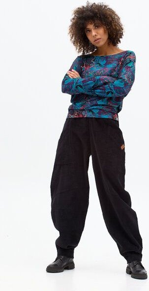 KOKOworld Coban Cordhosen aus Baumwolle - fair produziert in EU - mit Taschen, Ziernähten & elastischem Bund