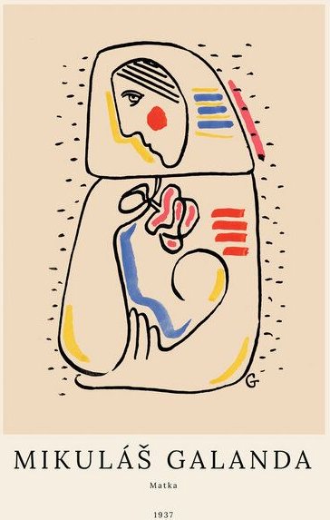 Photocircle Poster / Leinwandbild / Kunst - Mikuláš Galanda: Matka