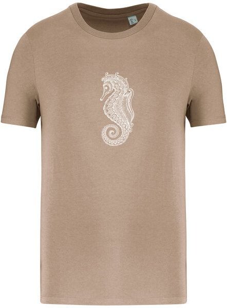 Brandless Basic Bio T-Shirt Nr.4 Seepferd 155g/m² XXS - 5 XL