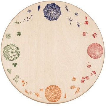 Grapat Jahreszeiten Holzteller