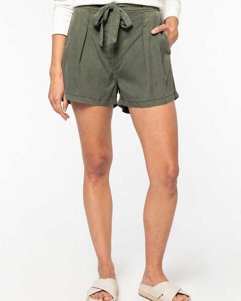 YTWOO Damenshorts mit Paperbag Bund aus 100% nachhaltigen Lyocellfasern