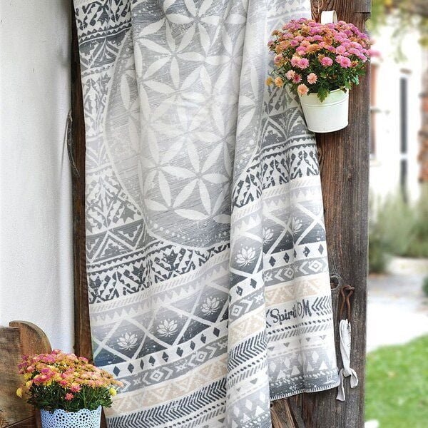 Thumbnail - The Spirit of OM Kuscheldecke Blume des Lebens