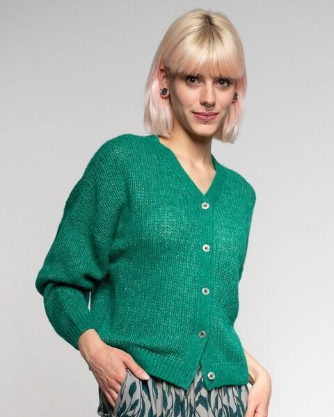 Alma & Lovis Leichte Strickjacke aus feinem Alpakagarn | Light Jacket