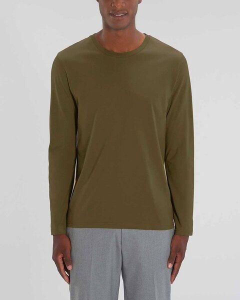 YTWOO Herren Langarmshirt, Longsleeve aus Bio-Baumwolle, nachhaltig