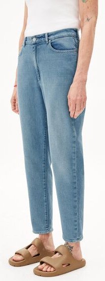 ARMEDANGELS MAIRAA HEMP - Damen Mom Fit High Waist Bio-Baumwoll Mix