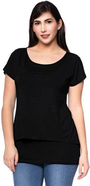 Milchshake APRIL Zweilagiges Umstands- und Stillshirt aus TENCEL Modal