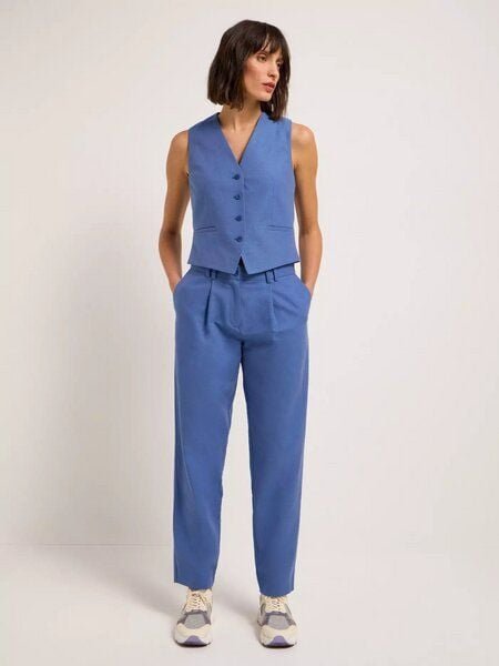 Lanius - Weste aus Bio-Baumwolle, Leinen und TENCEL Modal