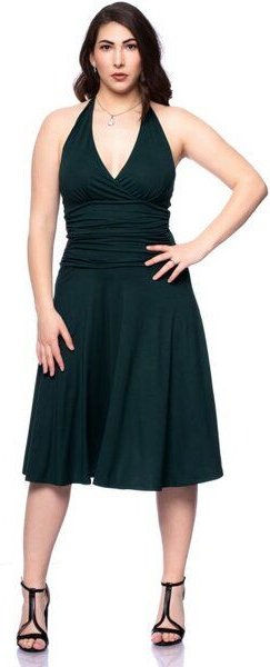 Ingoria TORRIE rückenfreies Neckholder Kleid