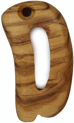 Mitienda Shop Schlüsselanhänger aus Holz Buchstaben A-Z | Holz Anhänger