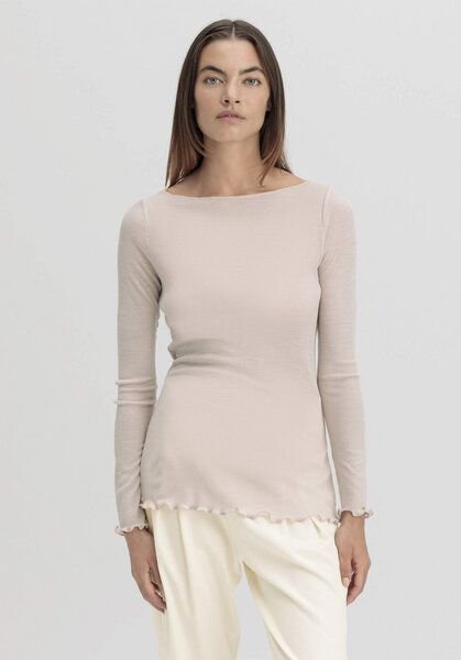 Thumbnail - hessnatur Longsleeve Fitted WARM TOUCH aus Bio-Schurwolle und TENCEL Lyocell