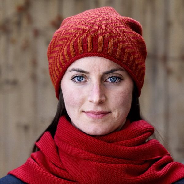 vincente Beany mit Fischgrätmuster