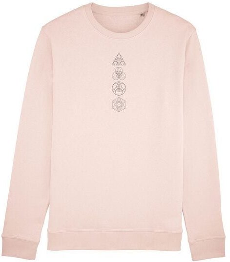 Human Family Bio Unisex Rundhals-Sweatshirt - "Araise - Geometric Line"